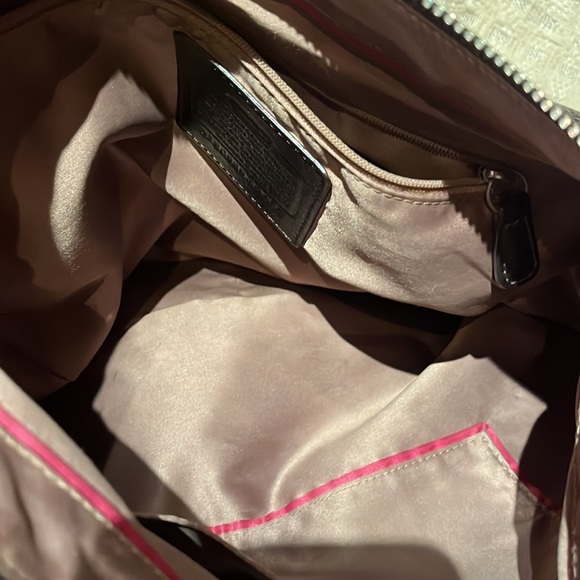 Coach all leather, black hobo bag - Picture 7 of 8